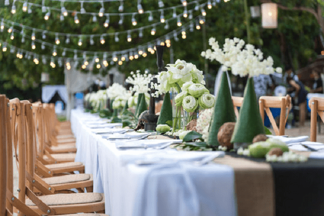 décoration table gaden party